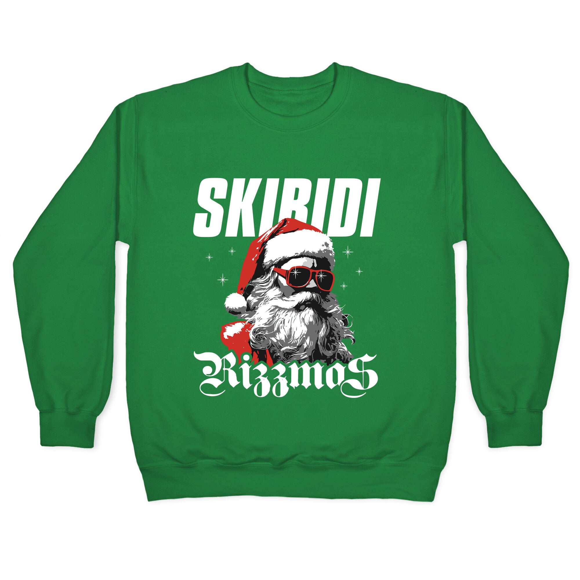 Skibidi Rizzmas Crewneck Sweatshirt